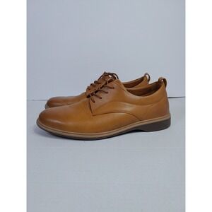 Amberjack The Original Light Brown Leather Oxford Comfort Soft Shoes Men Sz 12